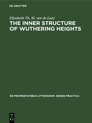 cover image of The inner structure of Wuthering heights
